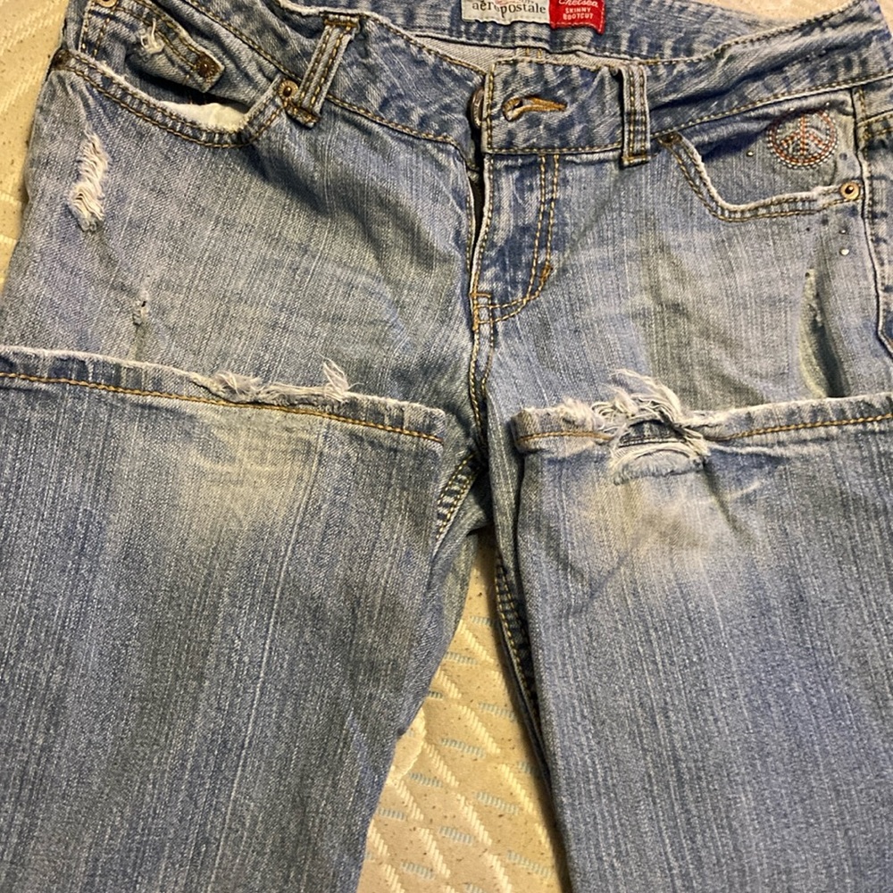 Aeropostale skinny boot cut jeans